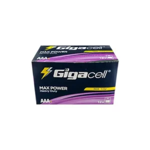 باتری چهارتایی نیم قلمی Gigacell Max Power Heavy Duty R03 1.5V AAA