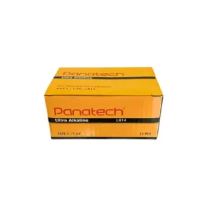 باتری دوتایی متوسط Panatech Ultra Alkaline LR14 1.5V C شیرینک