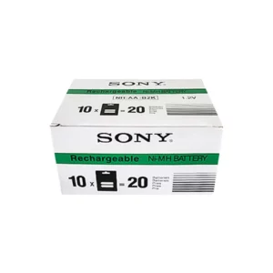 باتری دوتایی قلمی شارژی Sony Cycle Energy Ni-MH AA 4600mAh
