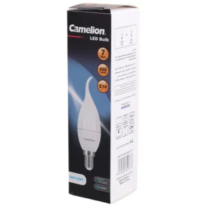 لامپ شمعی LED اشکی مات کملیون Camelion E14 7W – مهتابی