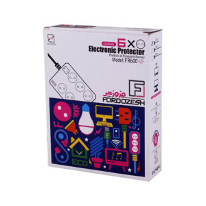 محافظ برق صوتی تصویری 6 خانه فروزش FR600 با کابل 1٫8 متری