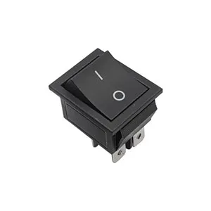 کلید راکر شستی بزرگ دو حالته KCD4-201S 4PIN