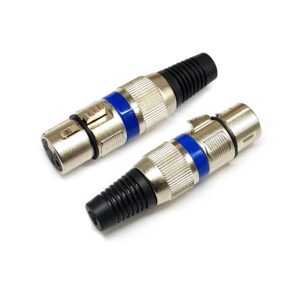 فیش کنون XLR مادگی سرکابلی دورنگ