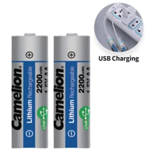 باتری دوتایی قلمی شارژی Camelion UB-AA2200-PBH2 AA 2200mAh
