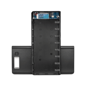 کیس پاوربانک 30000mAh دو خروجی USB به همراه نمایشگر و برد 8 باتری مدل A8