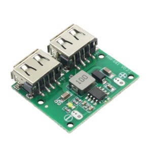 ماژول رگولاتور DC به DC کاهنده دارای دو خروجی USB