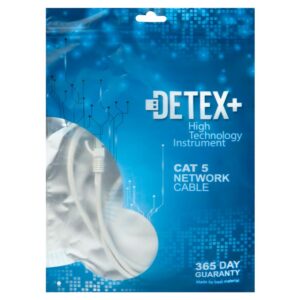 کابل شبکه Detex+ Cat5 1m