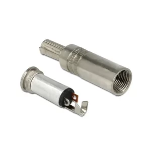 فیش استریو مادگی سرکابلی فلزی – جک 3.5mm