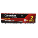 باتری قلمی Camelion Plus Alkaline LR6 1.5V AA بسته 12 عددی شیرینک