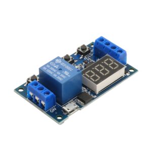 ماژول تایمر 30-6 ولت قابل تنظیم همراه با رله و نمایشگر مدل JZ-801
