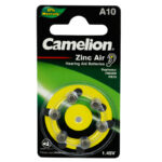 باتری سمعکی Camelion A10 بسته 6 عددی