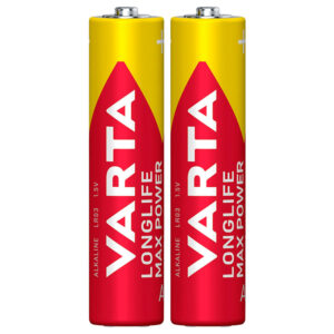 باتری دوتایی نیم قلمی Varta Long Life Max Power Alkaline LR03/MN2400 1.5V AAA